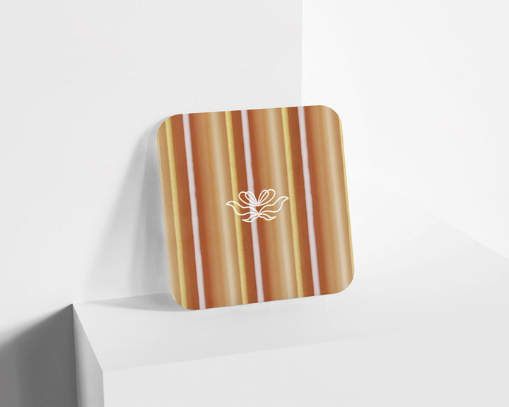Metacrilato Patrón Lineal Marrón de 3 mm