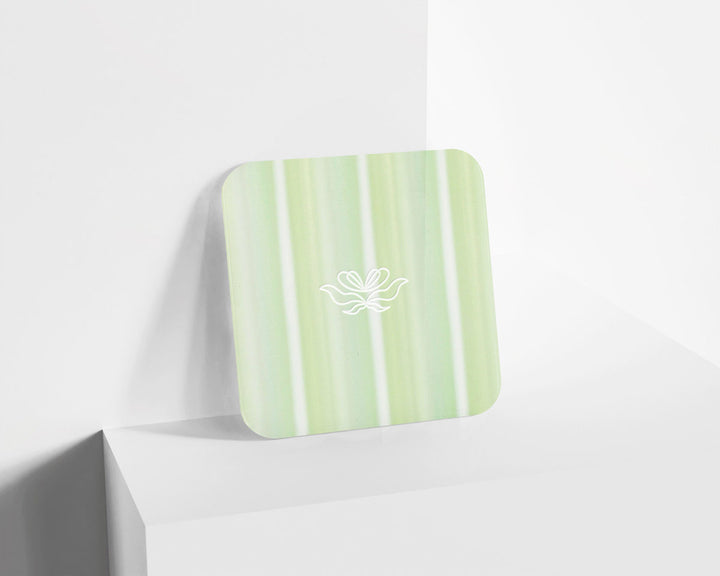 Metacrilato Patrón Lineal Verde Menta de 3 mm
