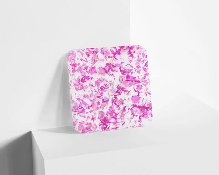 Metacrilato Prisma Transparente Fucsia de 3 mm