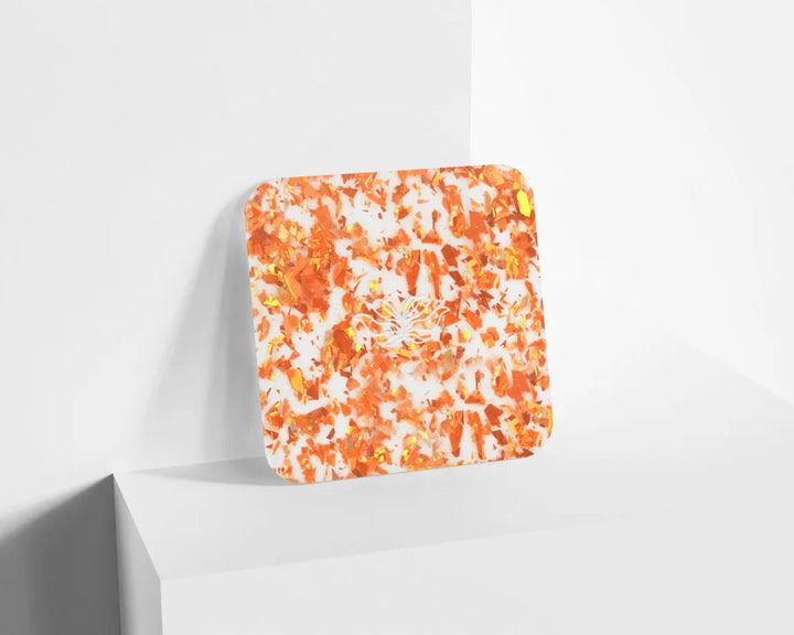 Metacrilato Prisma Transparente Naranja de 3 mm