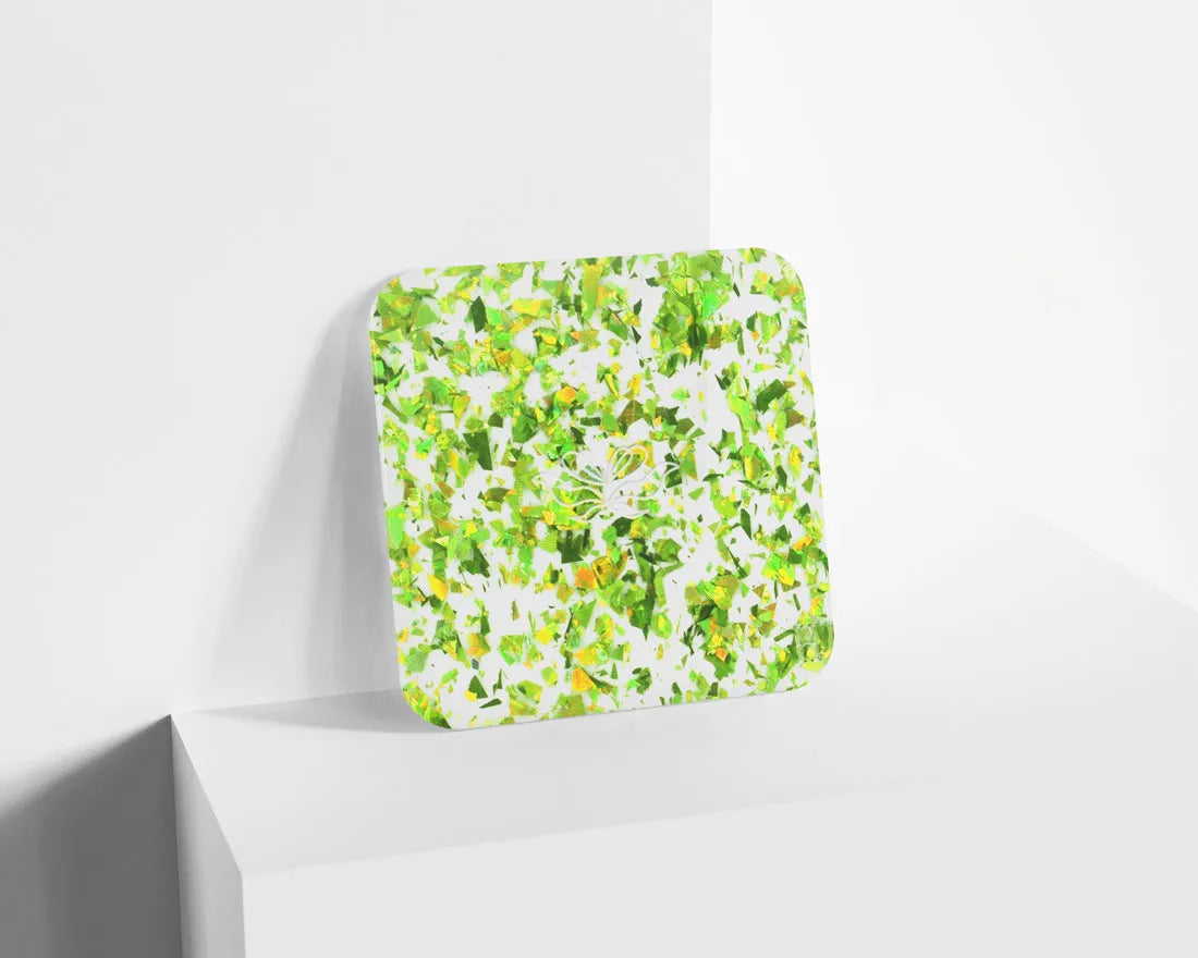 Metacrilato Prisma Transparente Verde de 3 mm