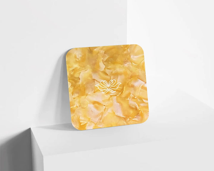 Metacrilato Textura Mineral Ámbar de 3 mm