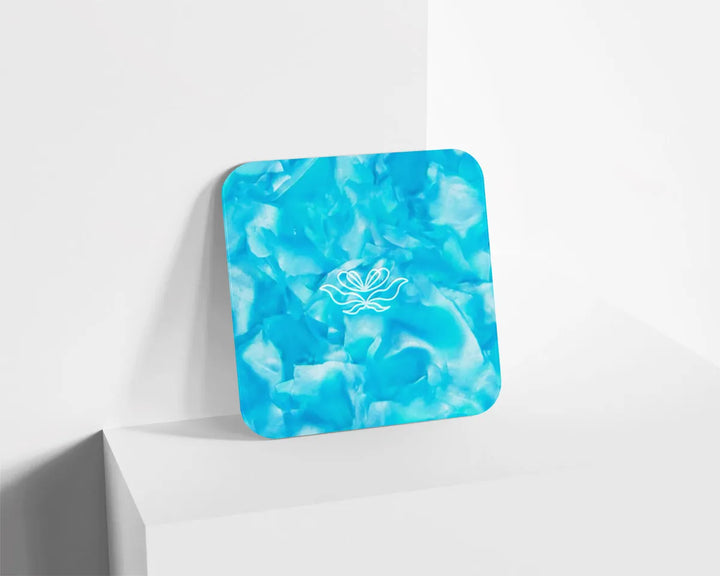 Metacrilato Textura Mineral Azul Intenso de 3 mm