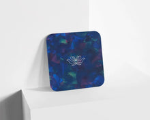 Metacrilato Textura Mineral Brillante Azul Océano de 3 mm