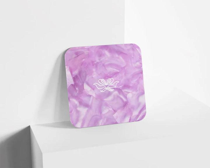 Metacrilato Textura Mineral Lila de 3 mm
