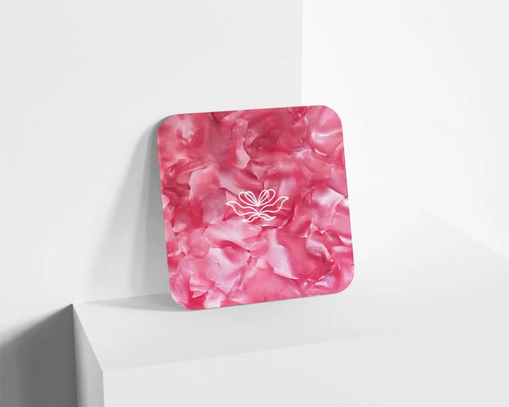 Metacrilato Textura Mineral Rosa de 3 mm