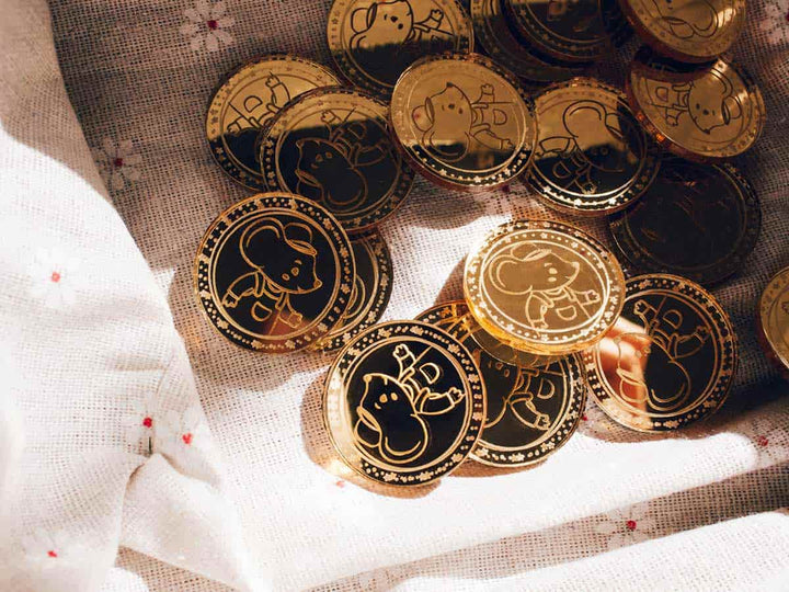 Monedas del Ratoncito Pérez Primer Plano