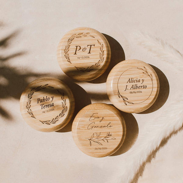 Peine Madera Natural con Espejo para boda diferentes modelos