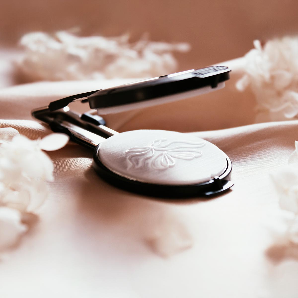 Pinza sello seco personalizado plano detalle