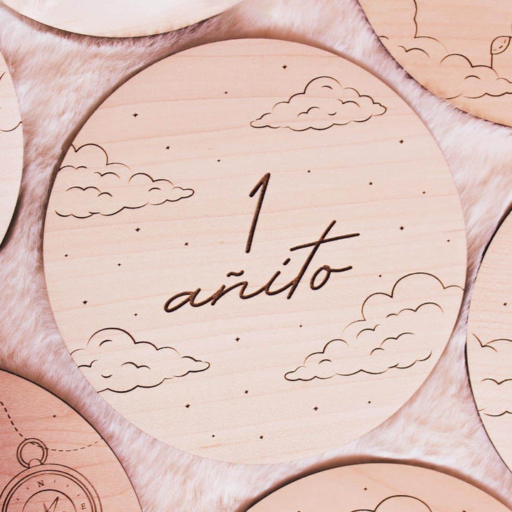 Placas cumplemes bebé personalizadas 1 añito