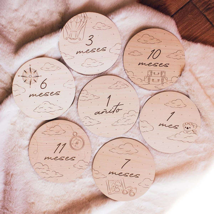 Placas cumplemes bebé personalizadas