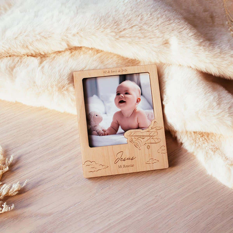 Portafotos bautizo personalizados