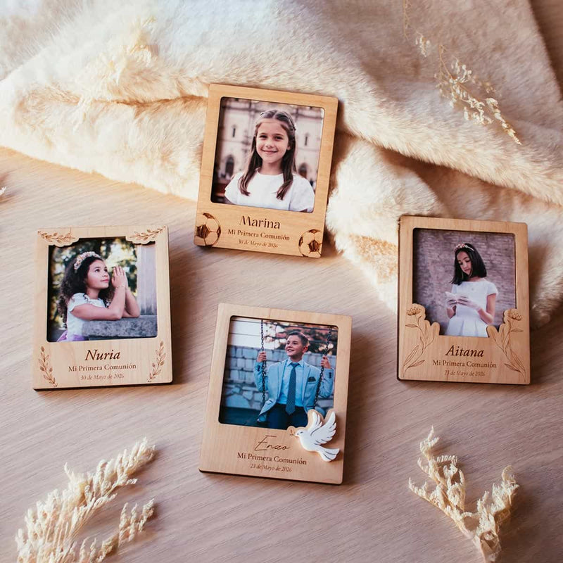 Portafotos Comunión personalizados con todos los diseños